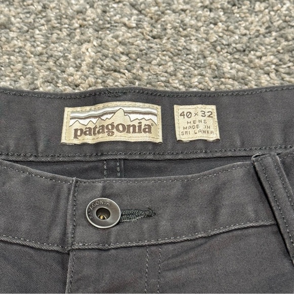 Men’s 40x32 Patagonia Iron Clad Gray Straight Pants Outdoor Hiking - Picture 5 of 8